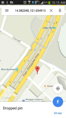 google maps location of vehicle gps tracker
