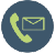 call and email icon
