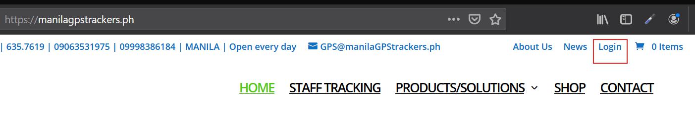 Login to gps web tracking platform philippines