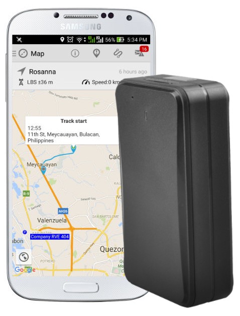 Portable GPS Tracker front view